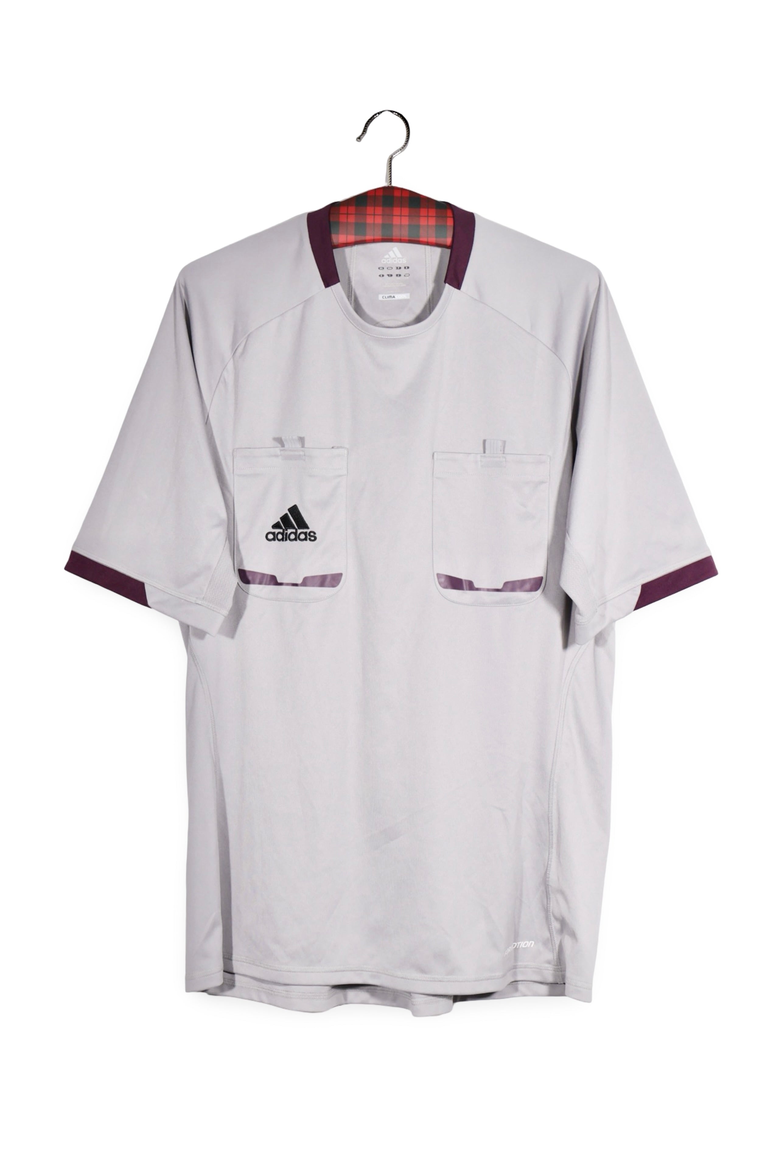 Tricou - Adidas gri deschis tehnic cu buzunare aplicate – L – Bărbați - fata
