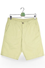 Pantaloni scurți - Uniqlo chino galben-verzui din bumbac – M – Bărbați - fata