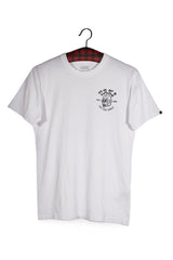 Tricou - VANS alb cu print grafic pe piept si spate – S – Femei - fata