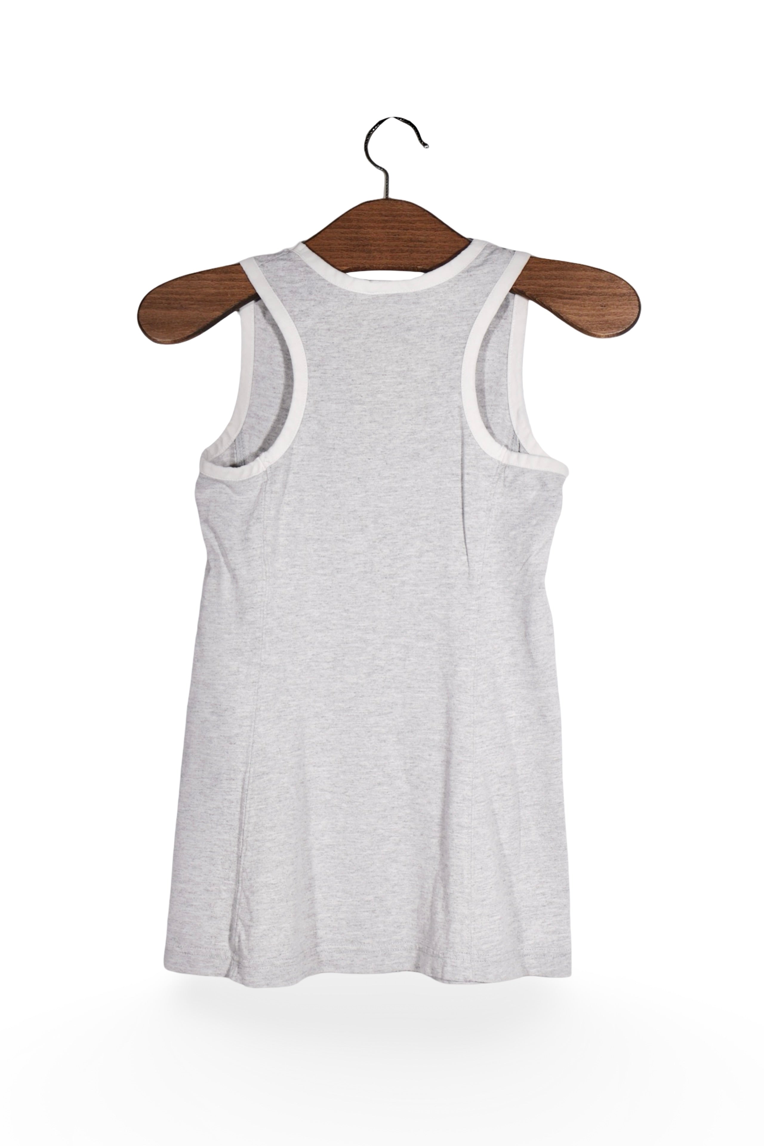 Maiou - NIKE gri deschis sport, cu margini albe – S – Femei - spate