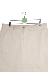 Fustă - Gant fustă bej din bumbac elastic – 3XL – Femei - fata