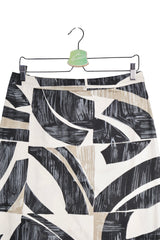 Fustă - Max Mara fustă cu imprimeu grafic alb-negru – L – Femei - detaliu