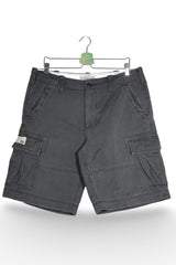 Pantaloni scurți - RALPH LAUREN cargo gri antracit din bumbac – L – Bărbați - fata