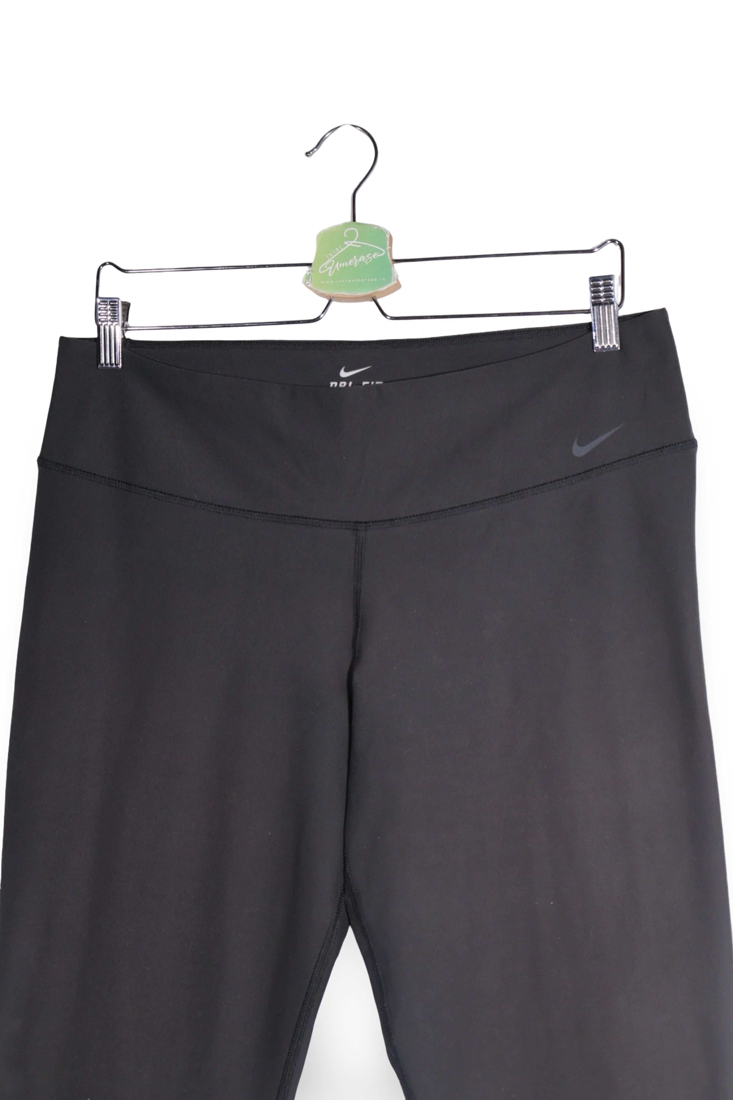 Colanti 2/3 - NIKE negri Dri-FIT cu talie înaltă – L – Femei - spate