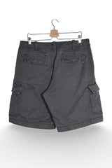 Pantaloni scurți - RALPH LAUREN cargo gri antracit din bumbac – L – Bărbați - spate