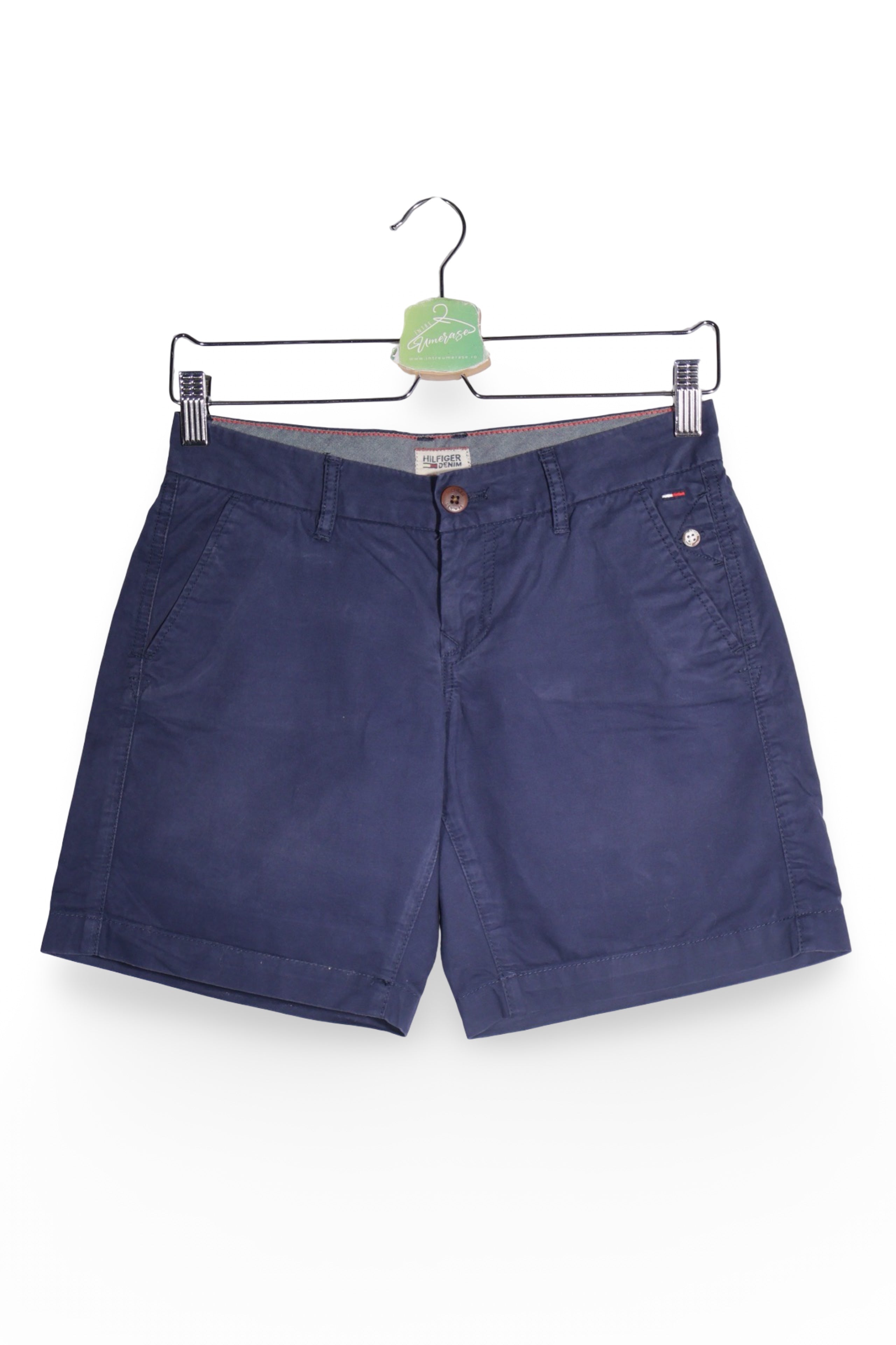 Pantaloni scurți - Tommy Hilfiger chino bleumarin din bumbac – XS – Bărbați - fata