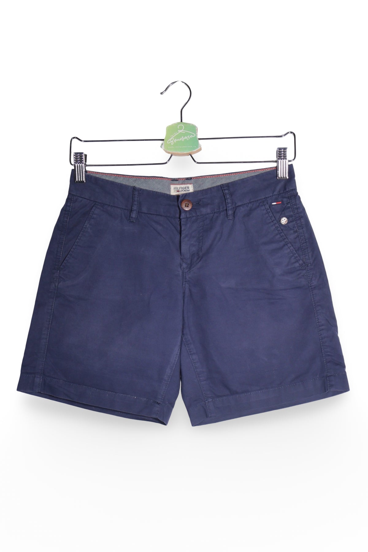 Pantaloni scurți - Tommy Hilfiger chino bleumarin din bumbac – XS – Bărbați - fata