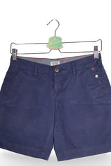 Pantaloni scurți - Tommy Hilfiger chino bleumarin din bumbac – XS – Bărbați - detaliu