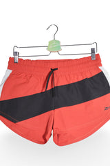 Pantaloni scurți - Reebok corai cu banda contrastanta neagra – M – Femei - fata