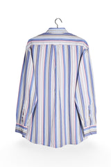 Cămașă - GANT camasa cu dungi multicolore si guler button-down – L – Bărbați - spate