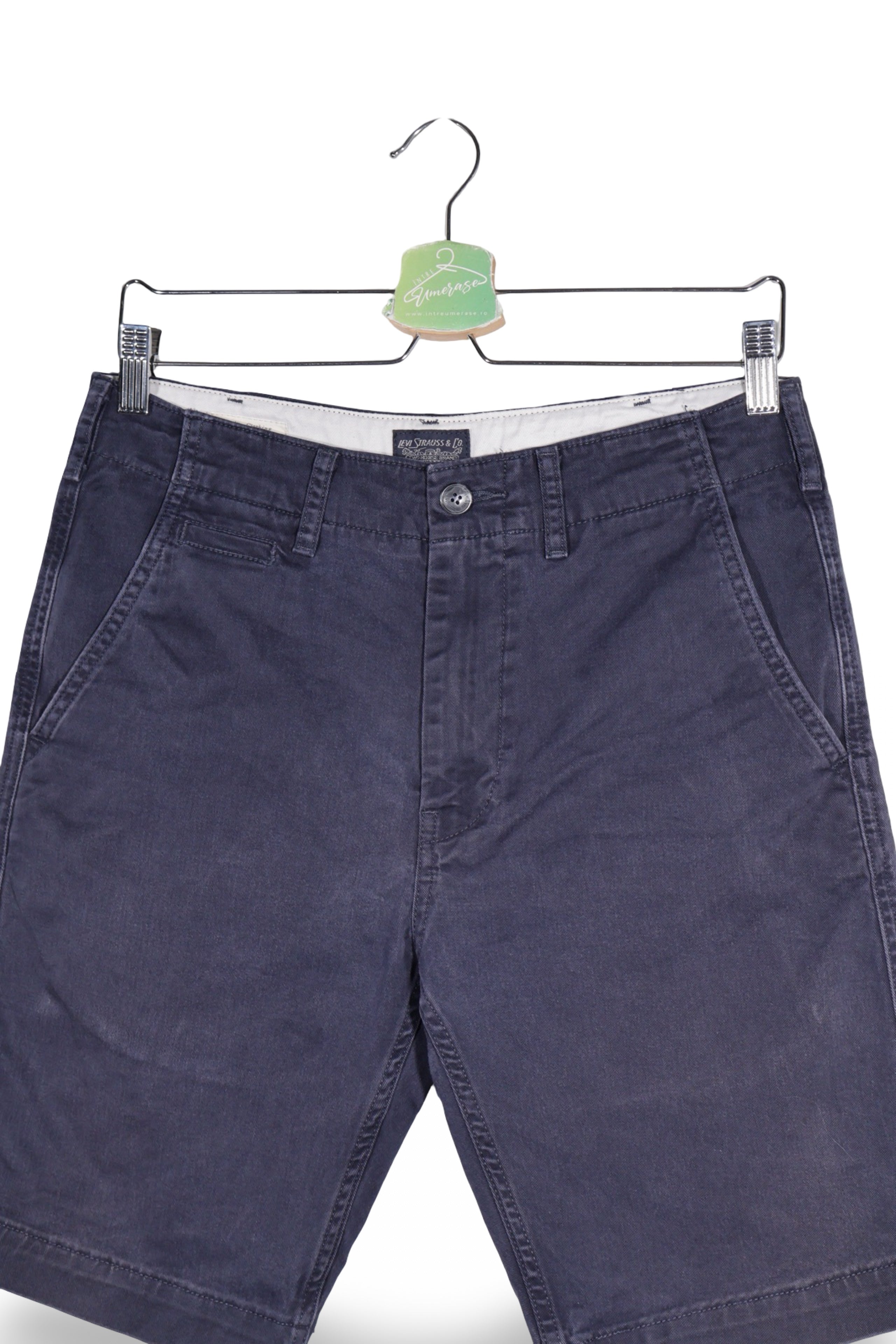 Pantaloni scurți - Levi's chino bleumarin din bumbac – M – Bărbați - detaliu