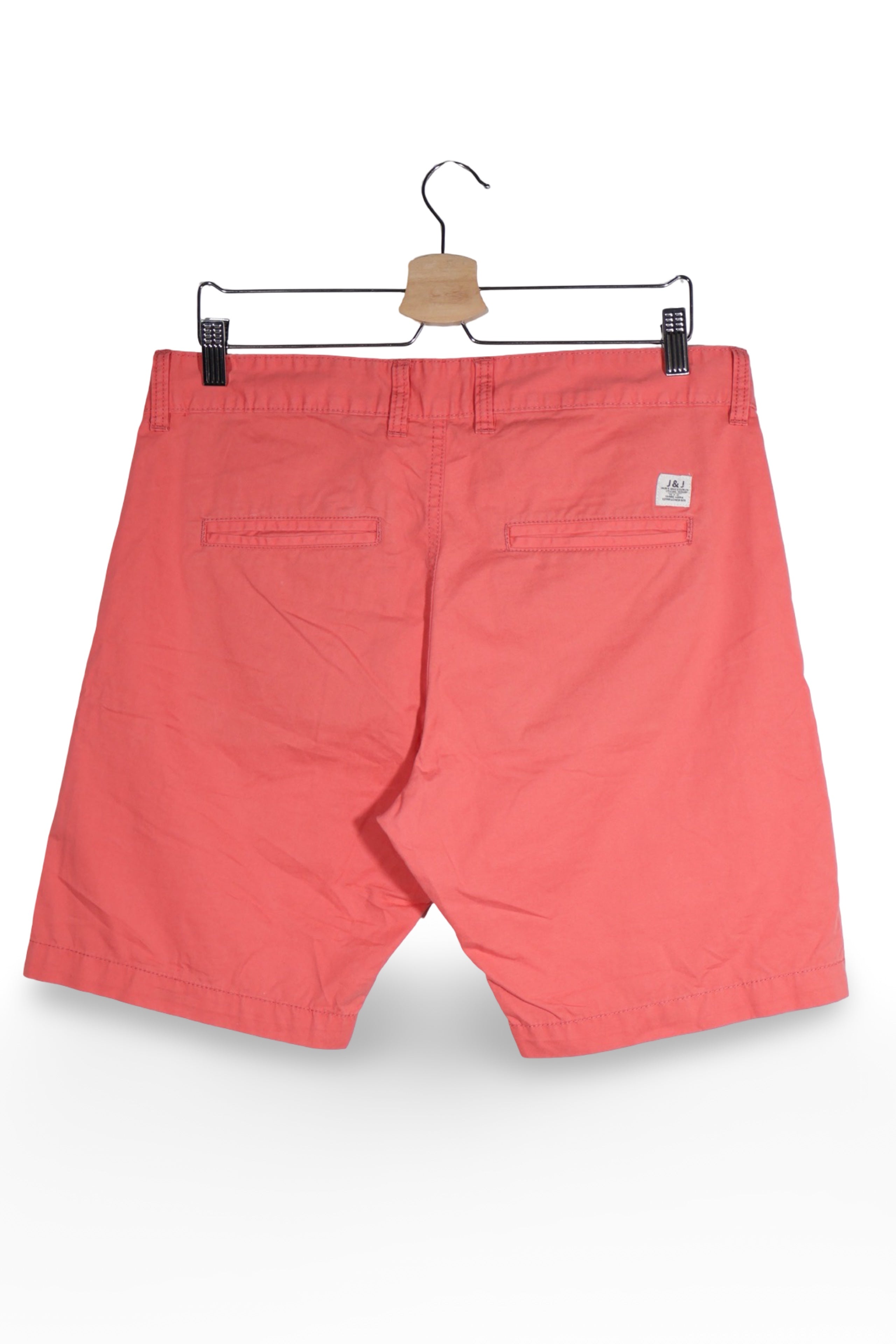 Pantaloni scurți - Jack&Jones chino coral din bumbac – L – Bărbați - spate