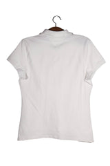 Tricou - Tommy Hilfiger alb slim fit din bumbac – XL – Femei - spate