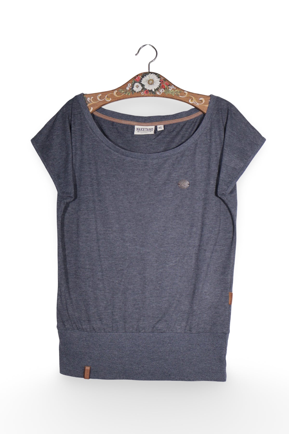 Tricou - Naketano gri antracit din jerseu – XL – Femei - fata