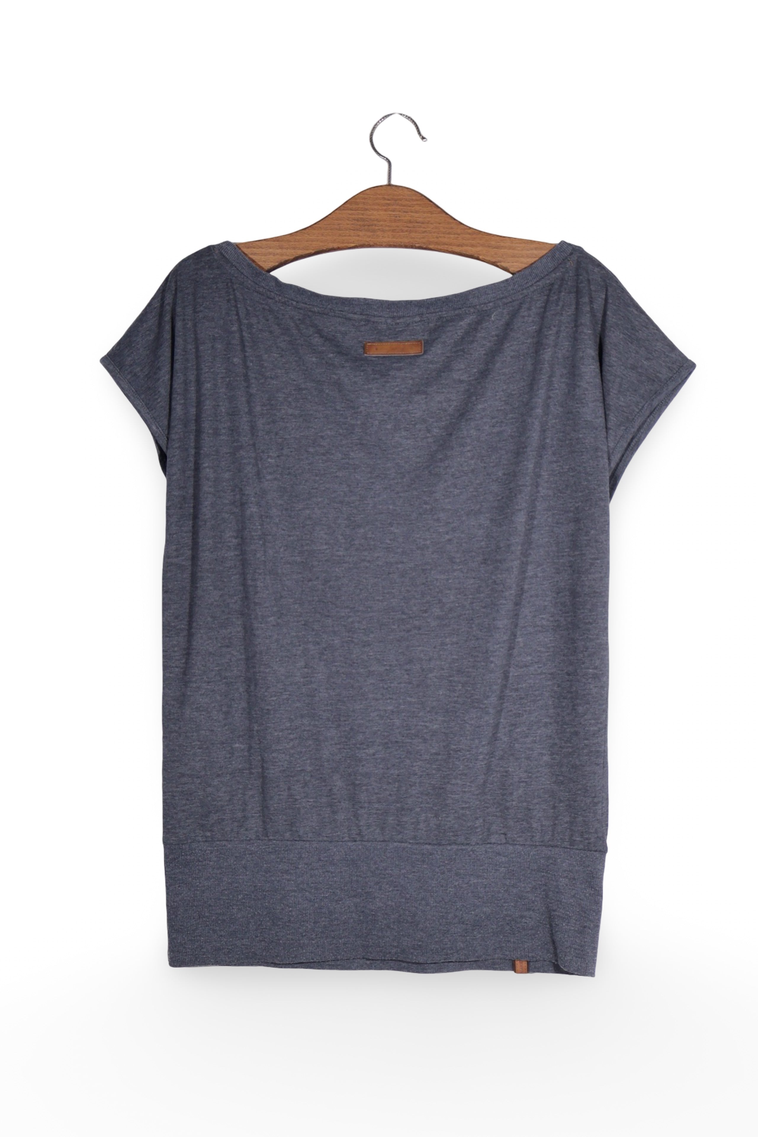 Tricou - Naketano gri antracit din jerseu – XL – Femei - spate