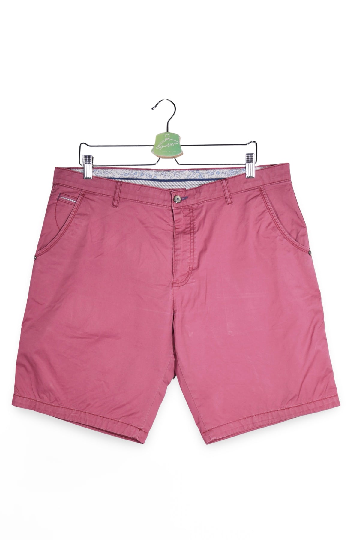 Pantaloni scurți - Bugatti chino roz prafuit din bumbac – XS – Bărbați - fata