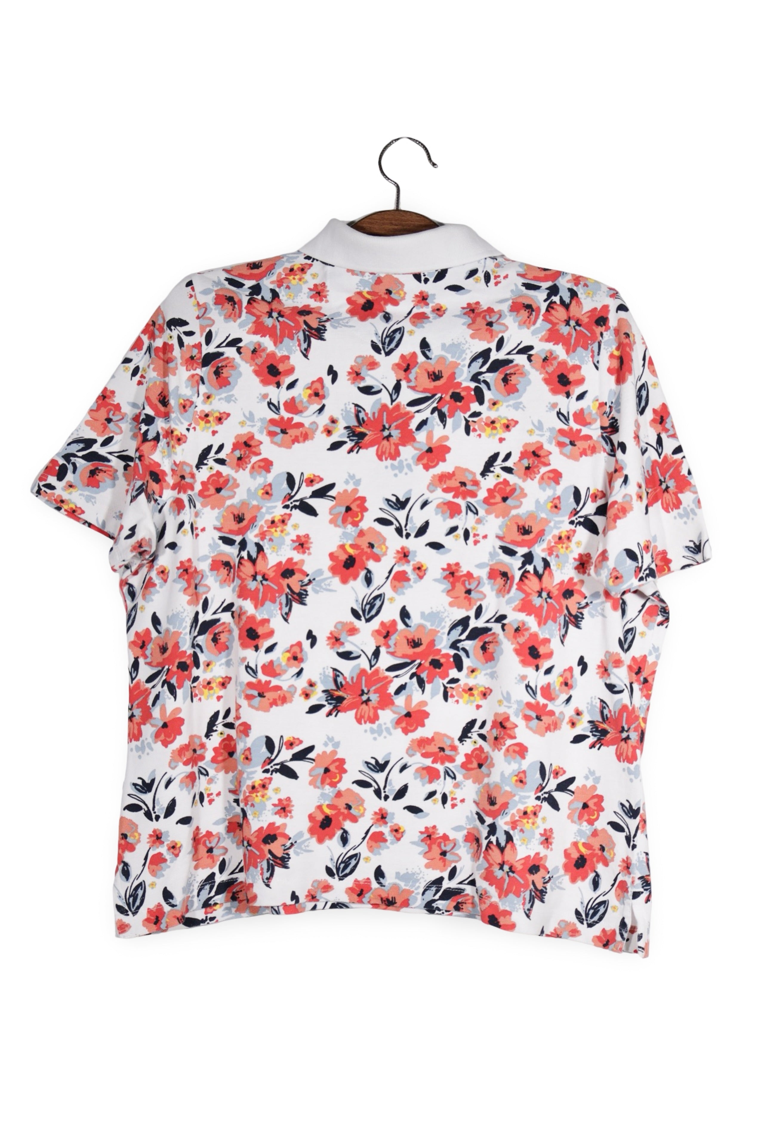 Tricou - walbusch alb cu imprimeu floral – XL – Femei - spate