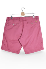 Pantaloni scurți - Bugatti chino roz prafuit din bumbac – XS – Bărbați - spate