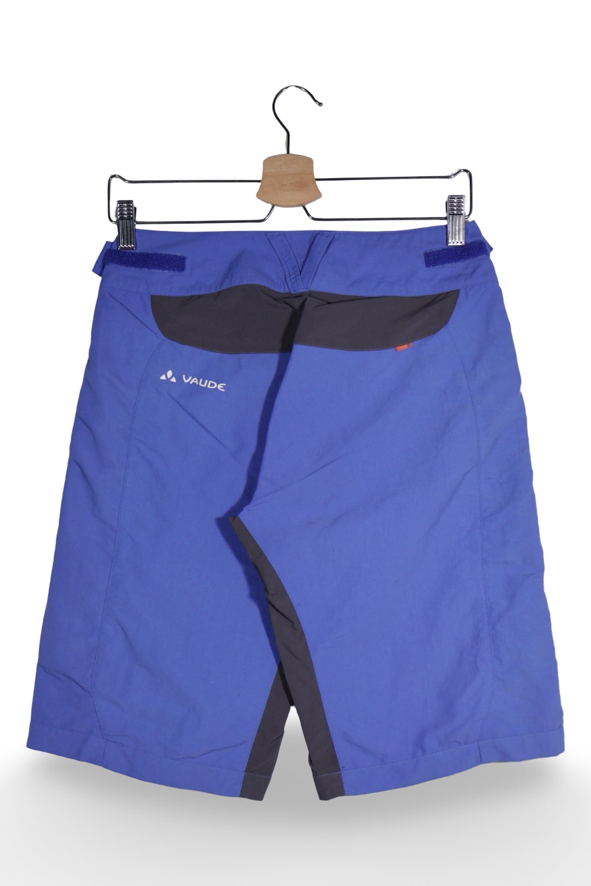 Pantaloni scurți - Vaude albastru electric din material tehnic – XS – Bărbați - spate