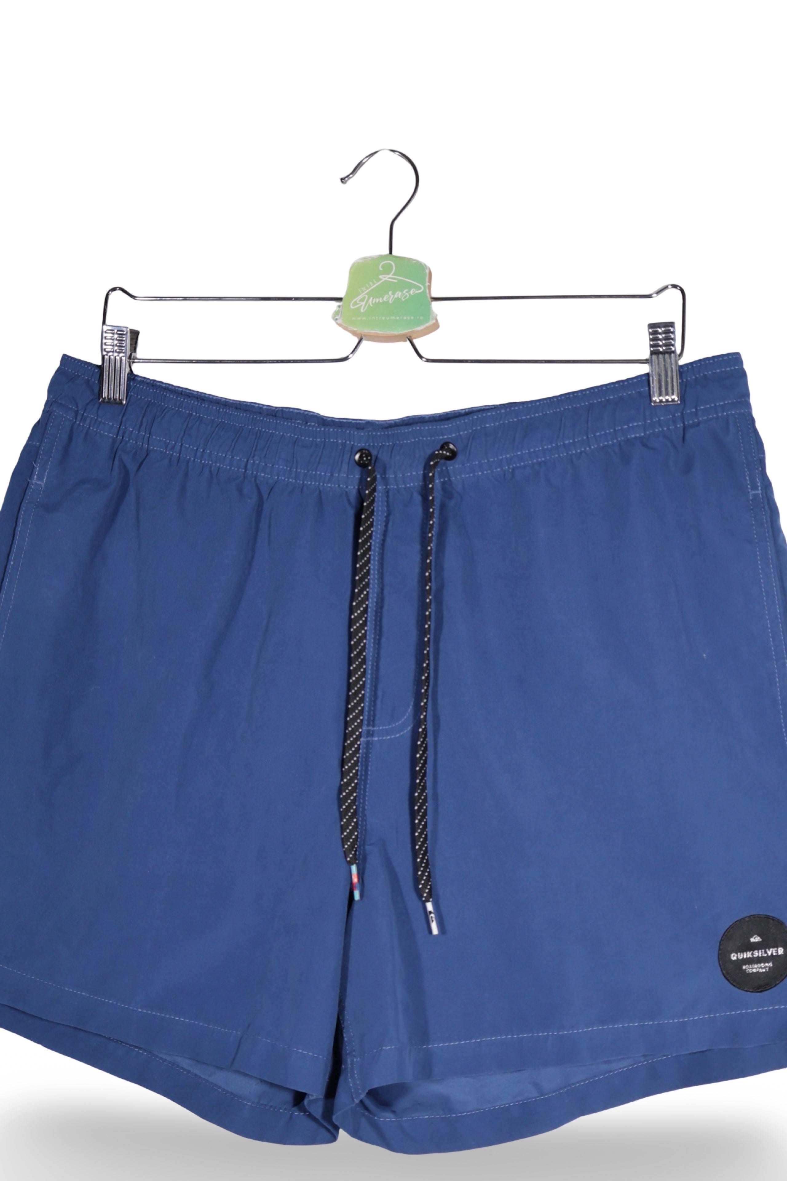 Pantaloni scurți - Quiksilver boardshorts albastre din poliester – XL – Bărbați - detaliu