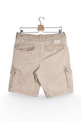Pantaloni scurți - Abercrombie&Fitch cargo bej din bumbac – S – Bărbați - spate