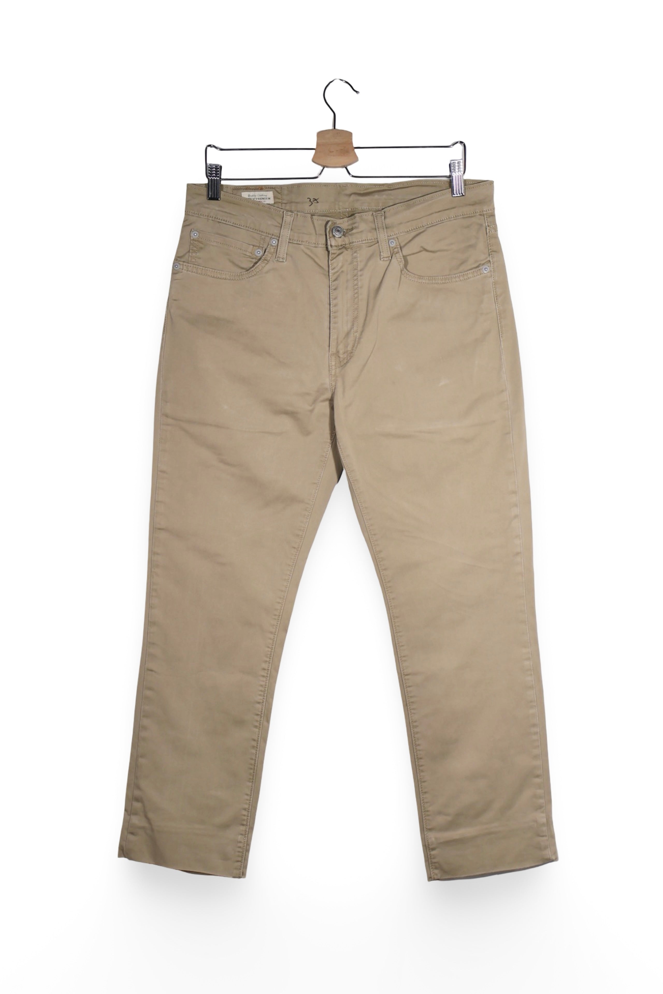 Blugi - Levi's chino bej din bumbac cu ușor stretch – W34 – Bărbați - fata