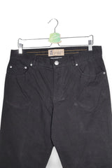 Pantaloni - Mustang chino negru din bumbac elastic – M – Bărbați - detaliu