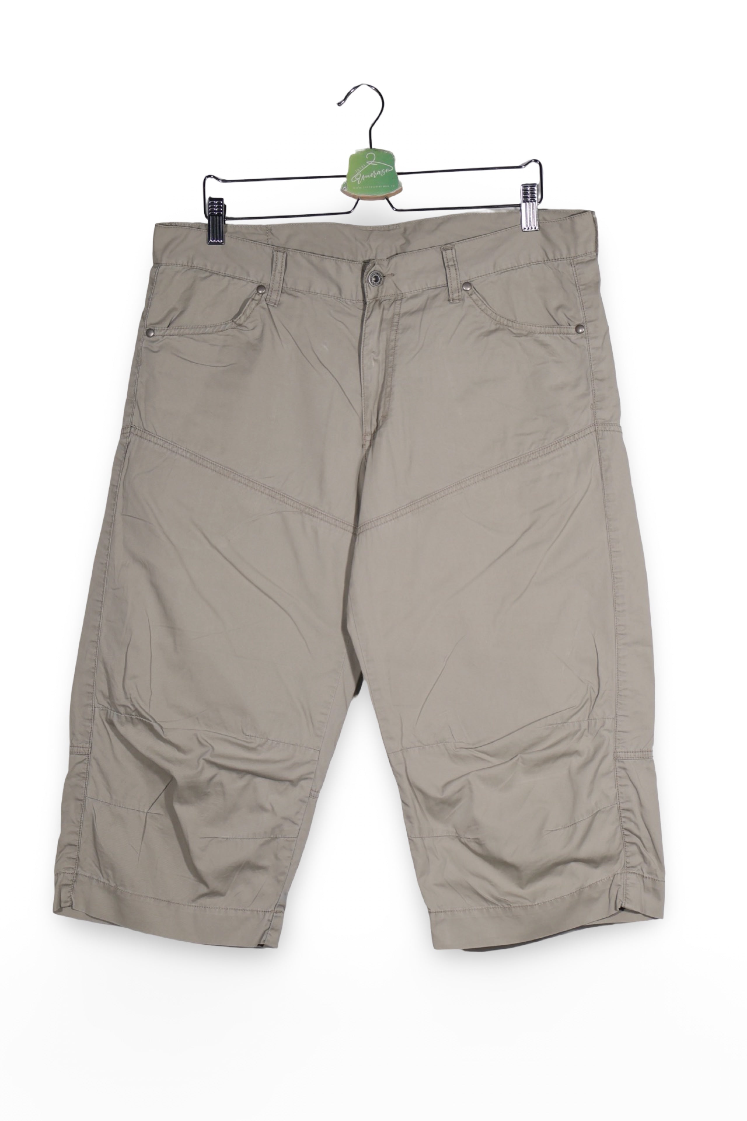Pantaloni 2/3 - Mustang cargo bej din bumbac – S – Bărbați - fata