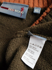 Bluza (80%lana) Redwood - marimea XL