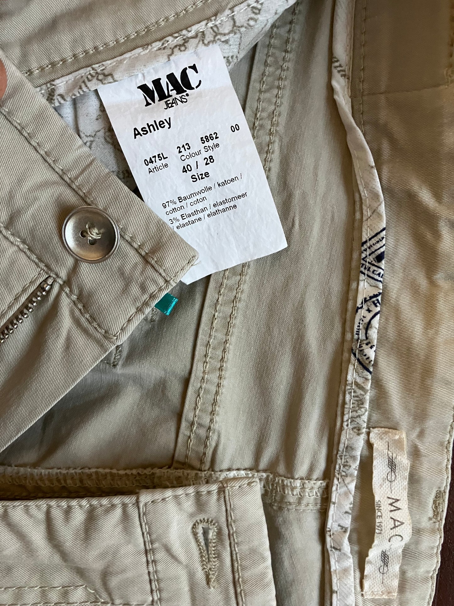 Pantaloni Mac - marimea 28 - M