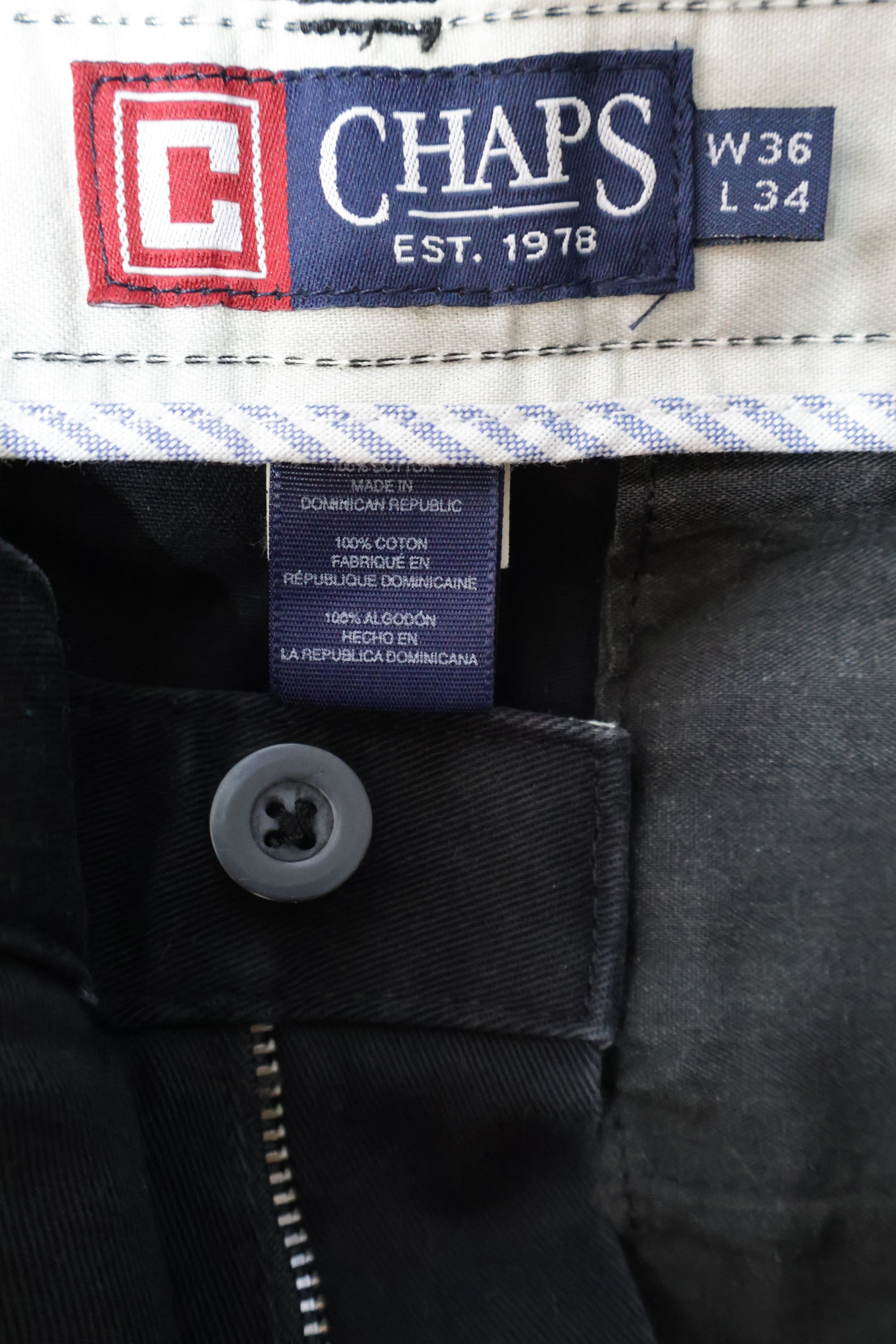 Pantaloni Chaps - marimea L/XL W36/L34 - Barbati