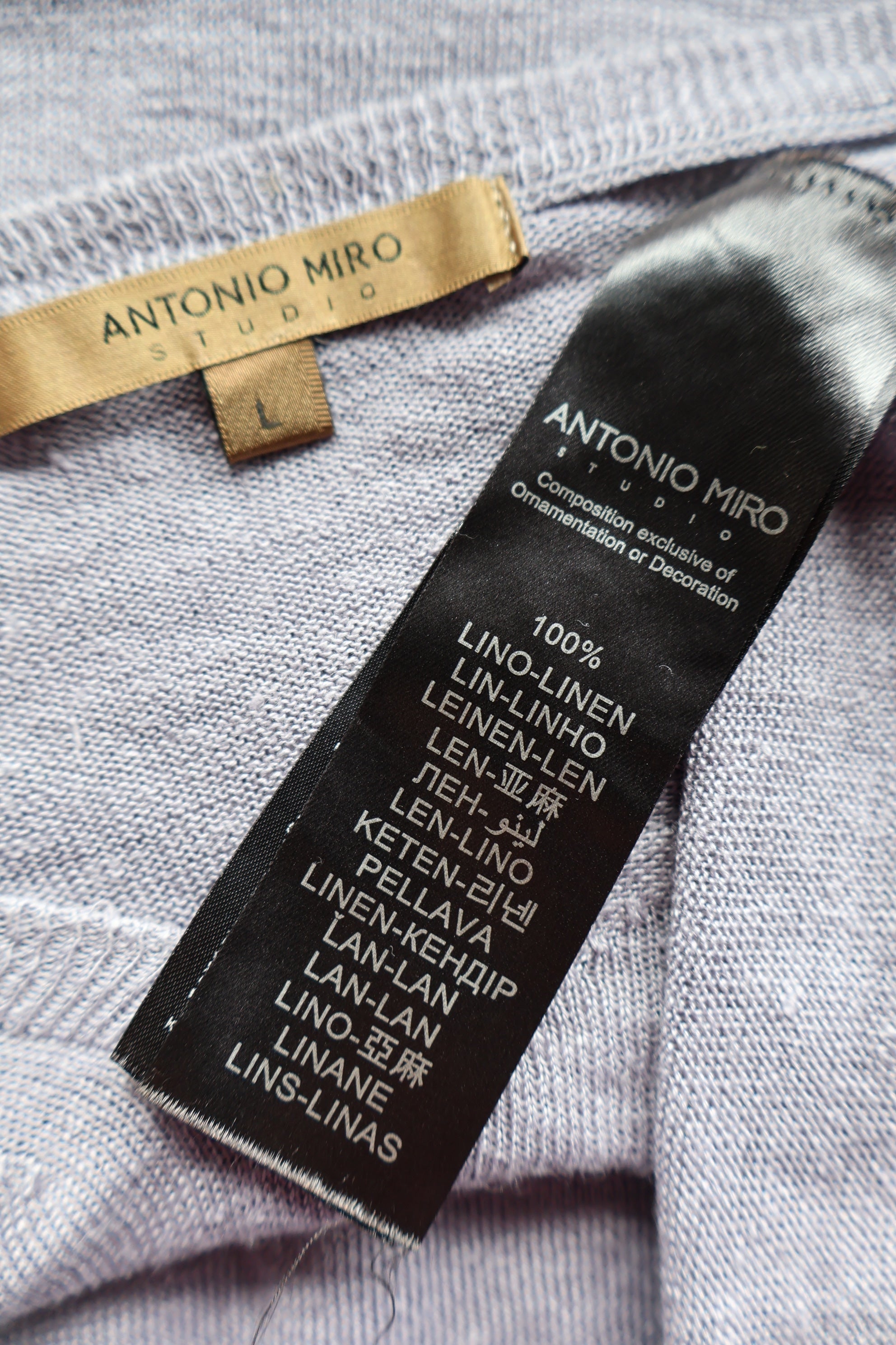 Bluza (100%in) Antonio Miro - marimea L - Barbati