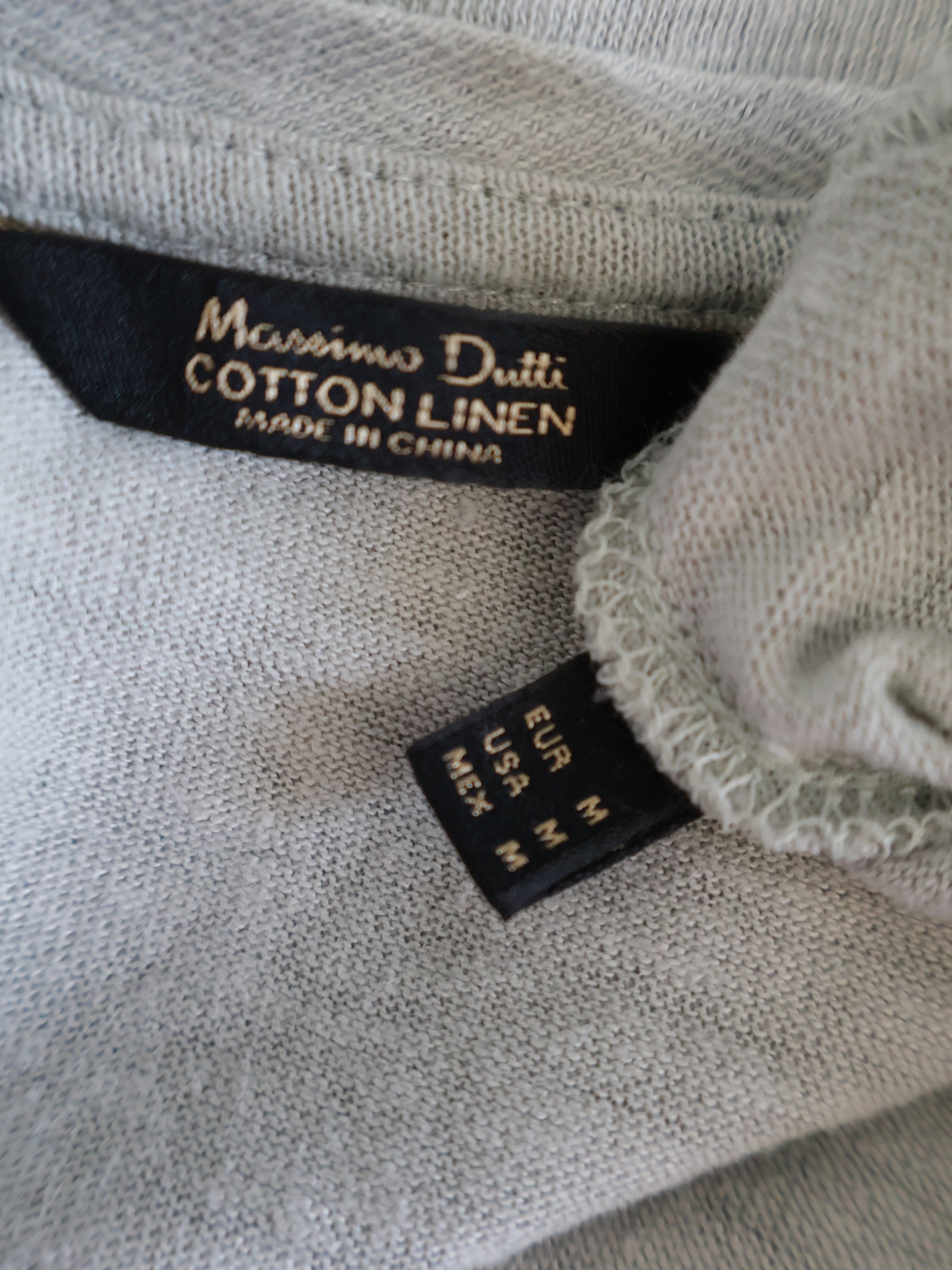 Tricou (bumbac&in) Massimo Dutti - marimea M - Barbati