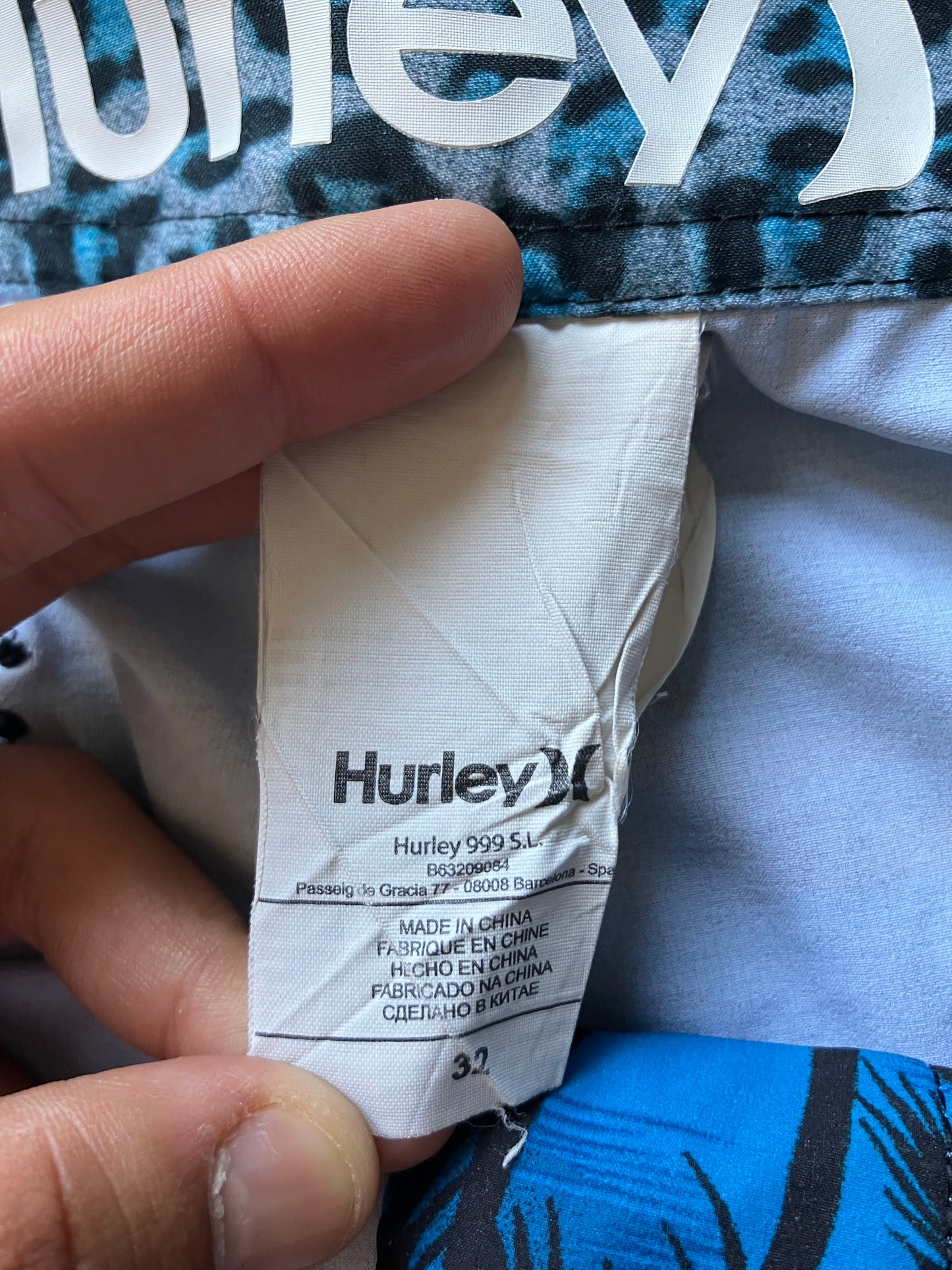 Pantaloni scurti (sort) Hurley - marimea 32 - S/M