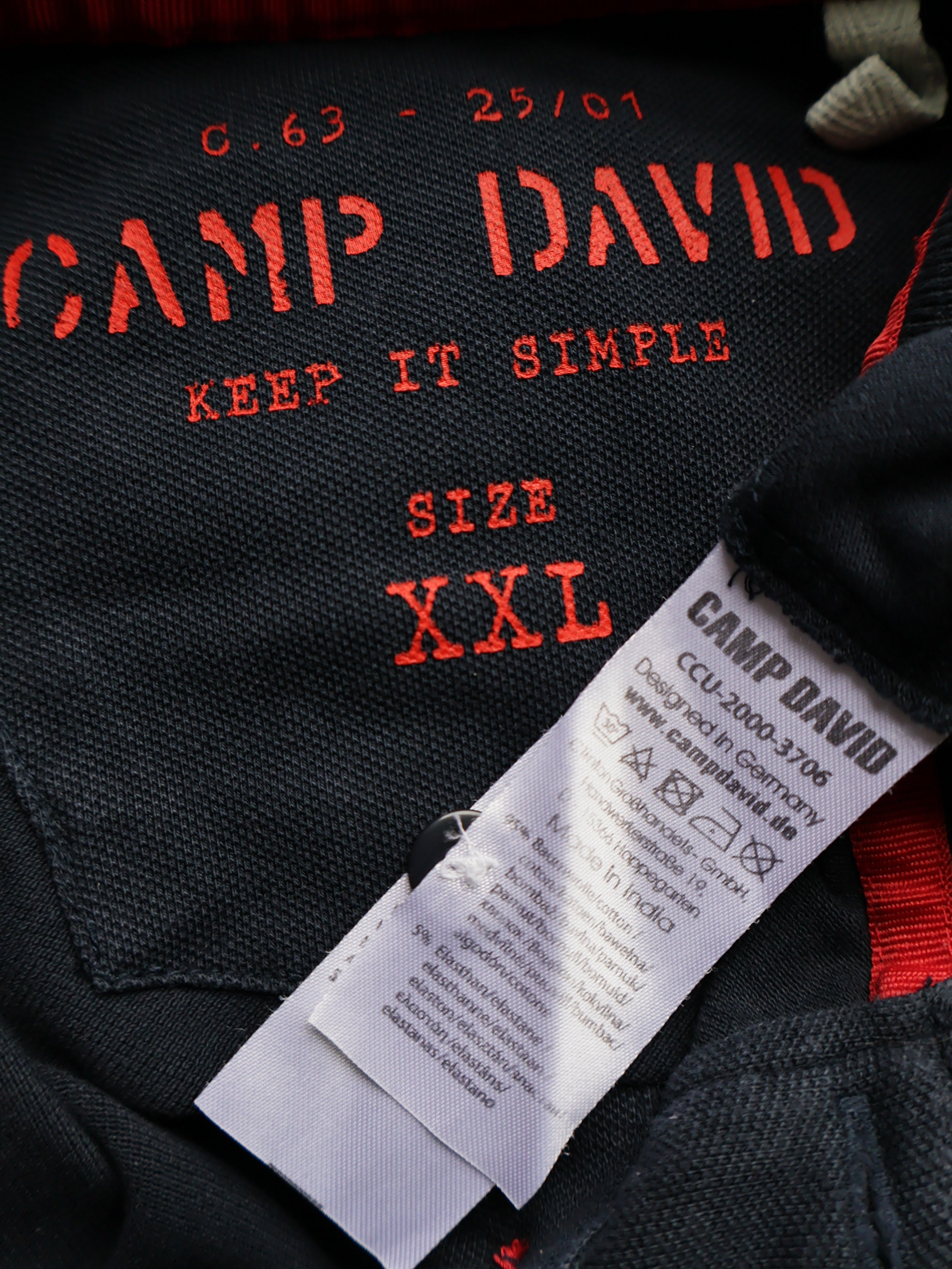 Tricou Camp David - marimea XXL - Barbati