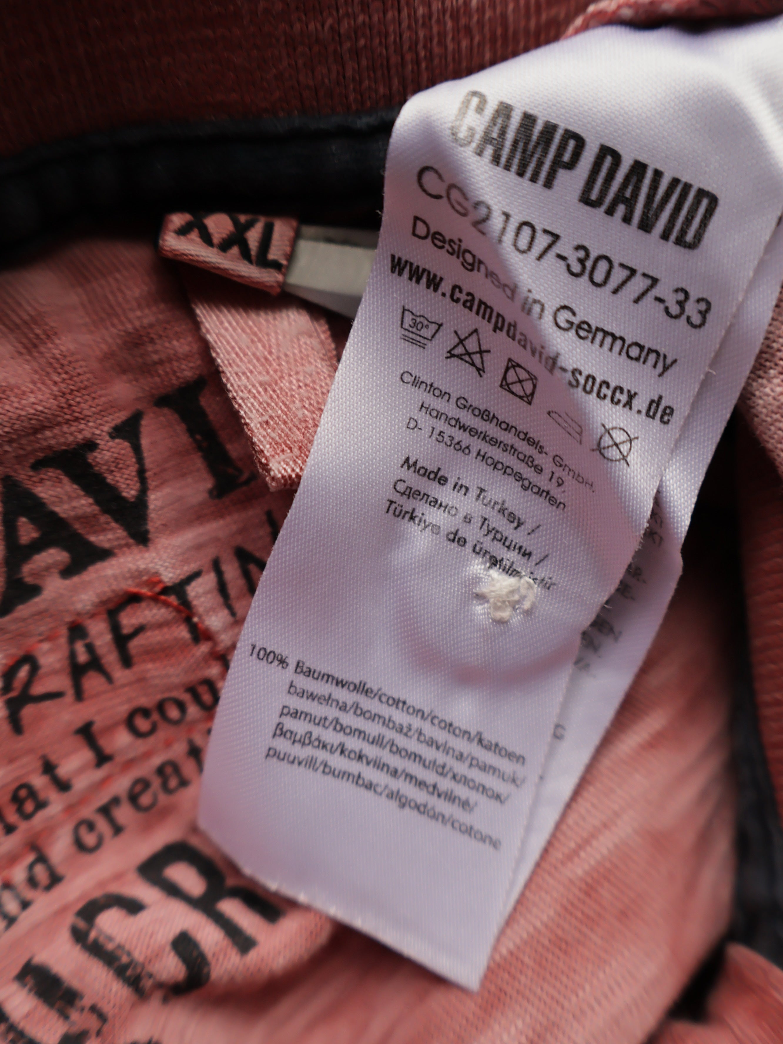 Tricou Camp David - marimea XXL - Barbati
