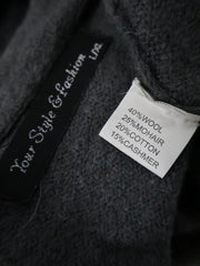 Cardigan lung (lana&mohair&cashmir) - marimea L/XL - Femei