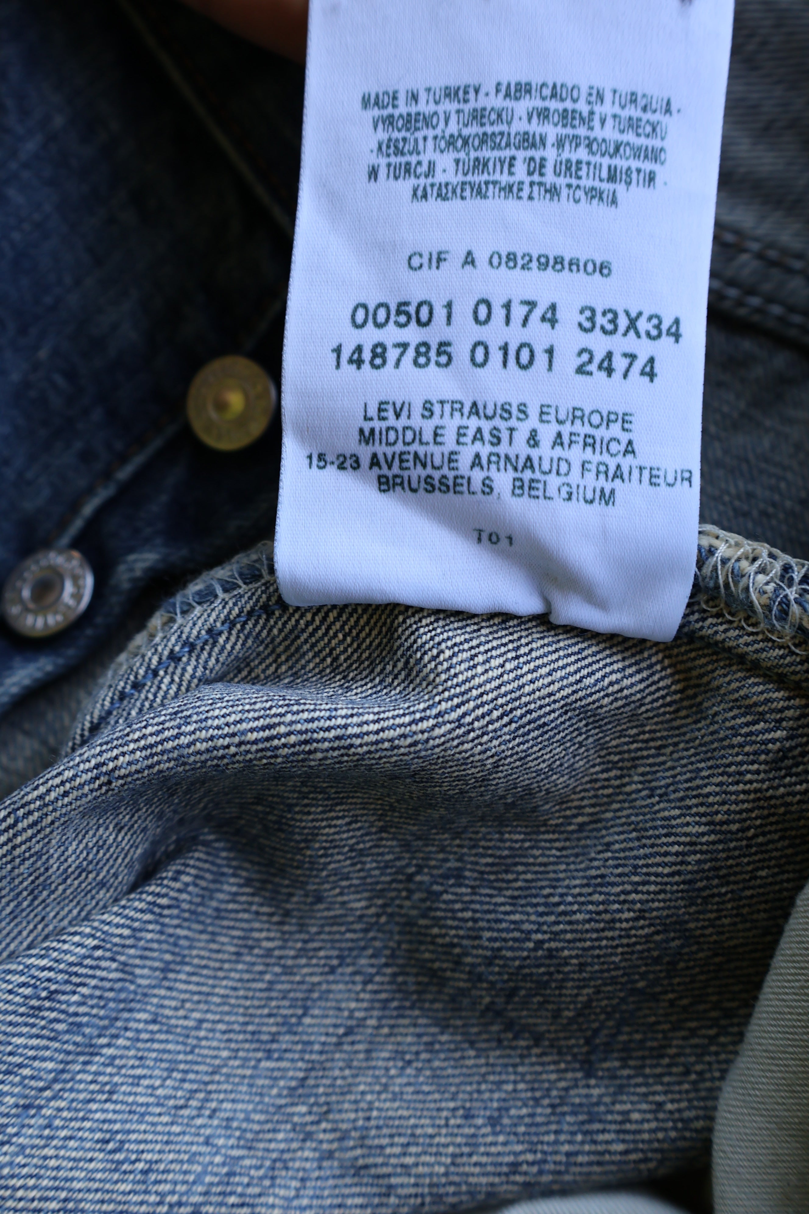 Blugi Levi's 501 - marimea M W33/L34 - Barbati