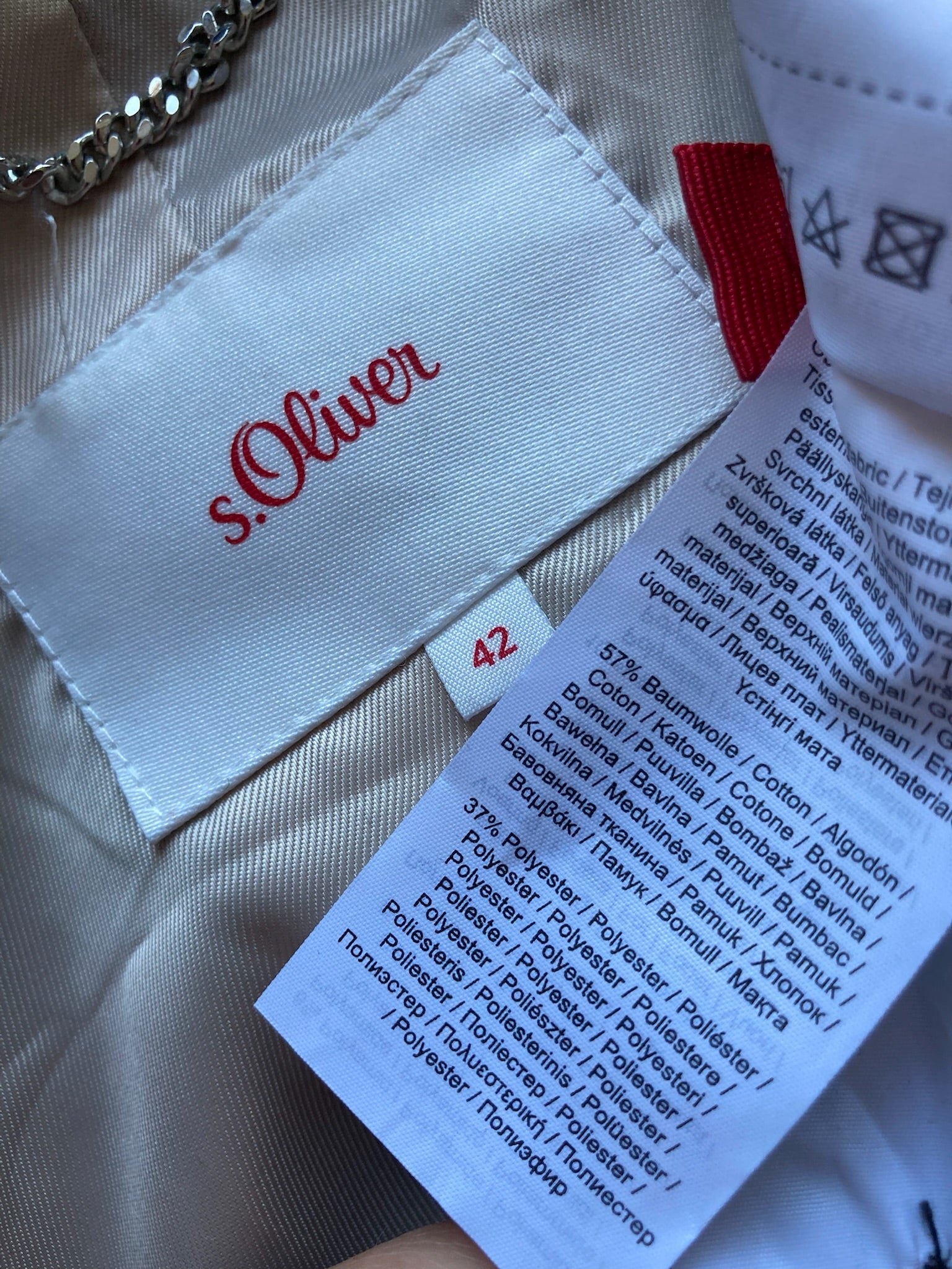 Geaca (trenci) S'Oliver - marimea L/XL - Femei