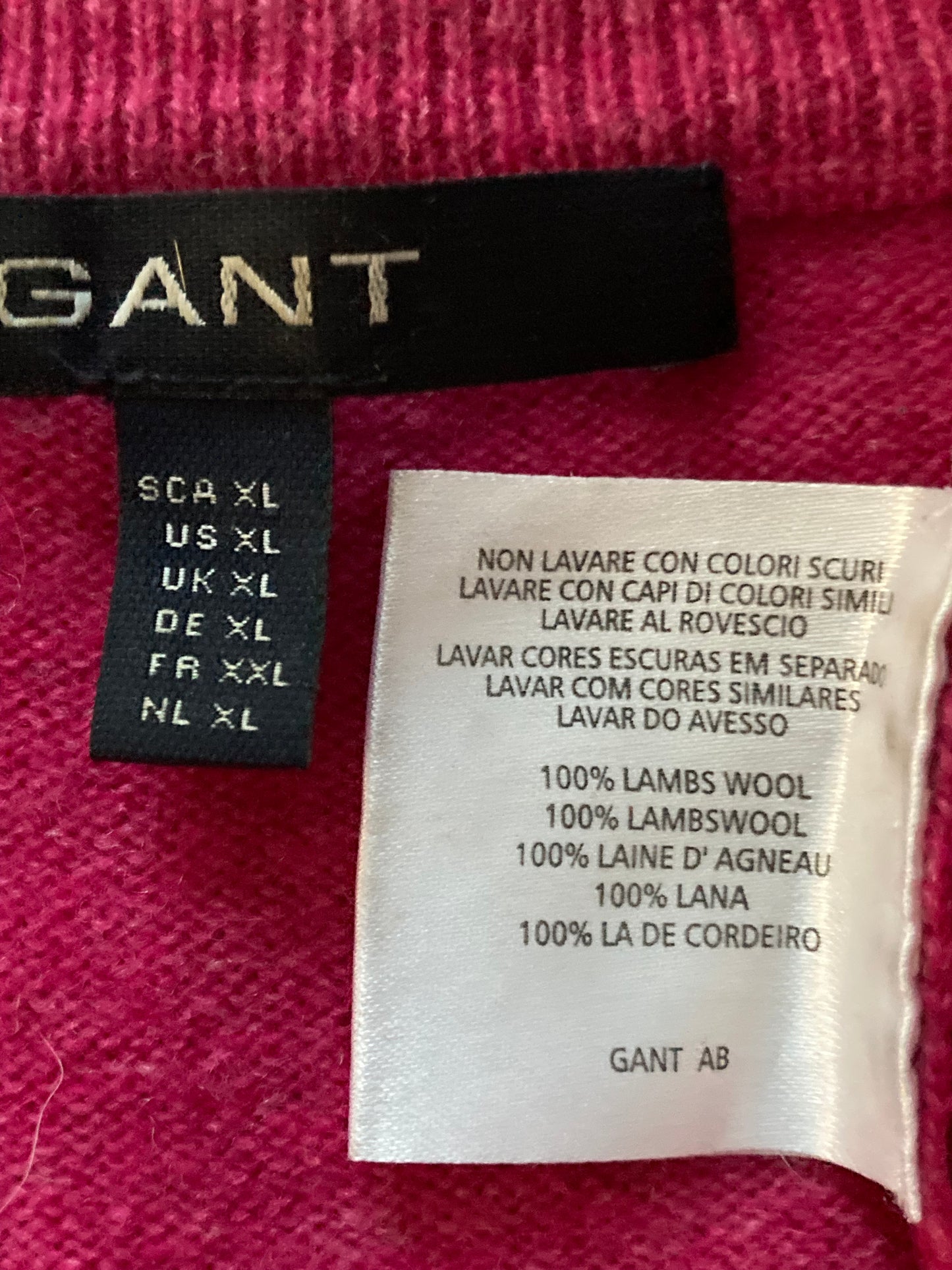 Bluza Gant (100% lana) - marimea L/XL