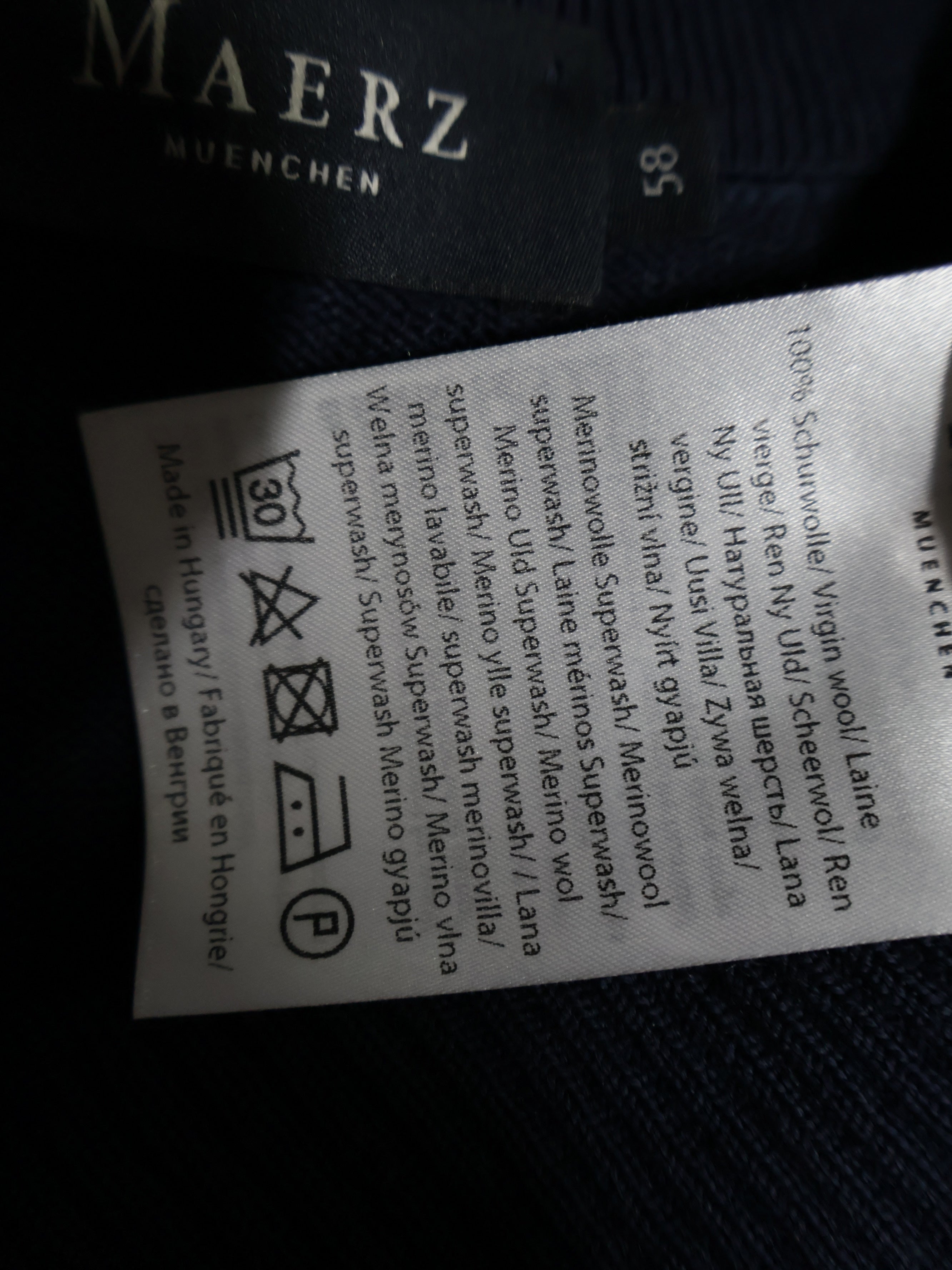 Bluza (100%lana) Maerz - marimea XXL/3XL - Barbati