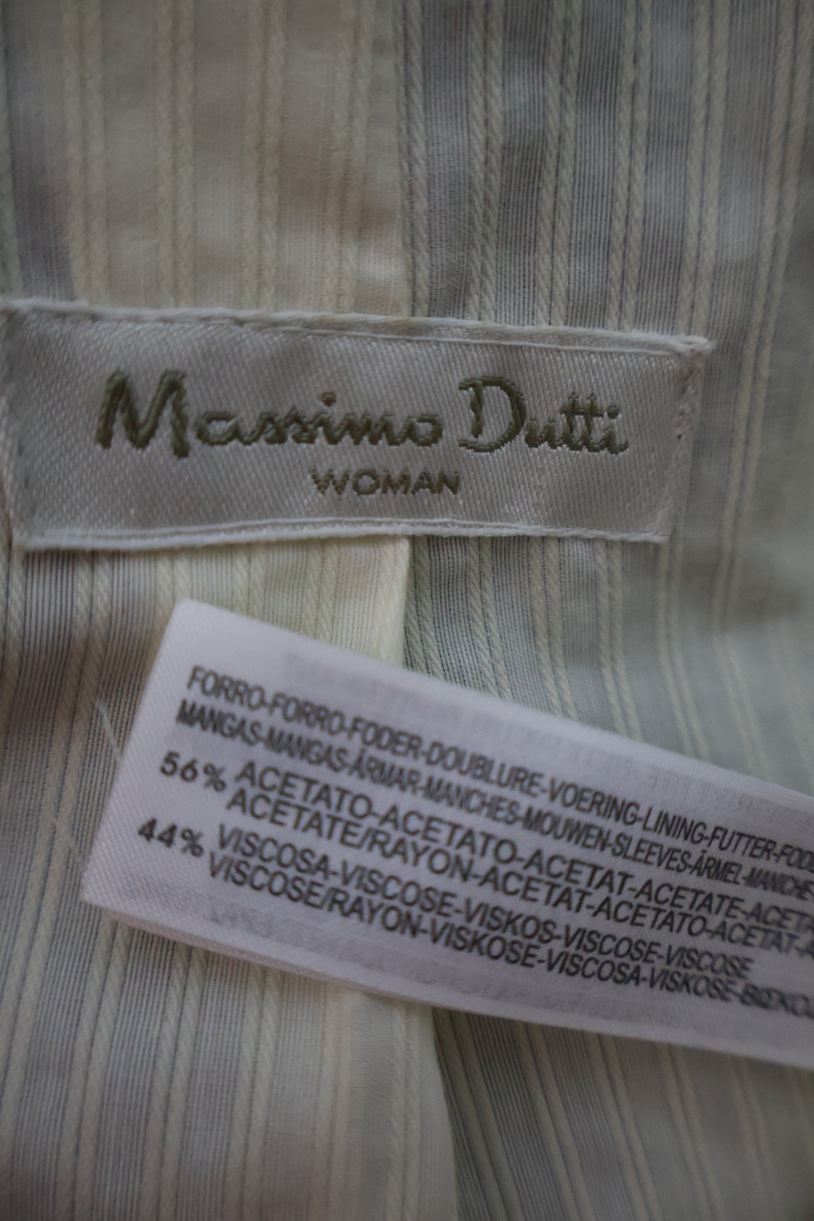 Sacou (acetat&vascoza) Massimo Dutti - marimea M - Femei