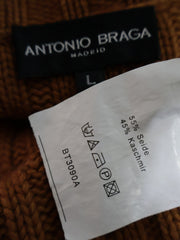 Cardigan(matase&casmir) Antonio Braga - marimea L - Femei