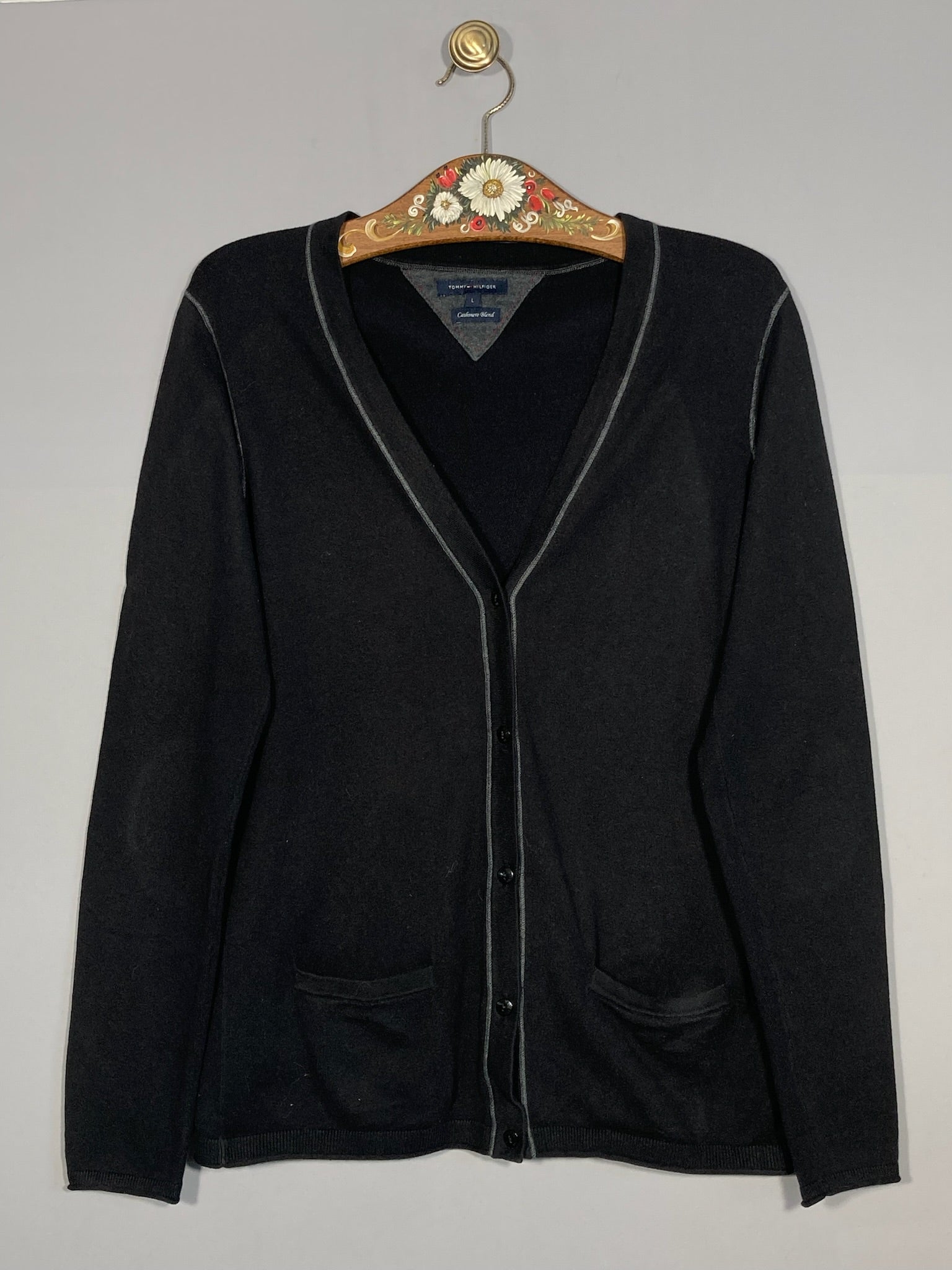 Bluza (cardigan) Tommy Hilfiger (11%cashmir) - marimea L