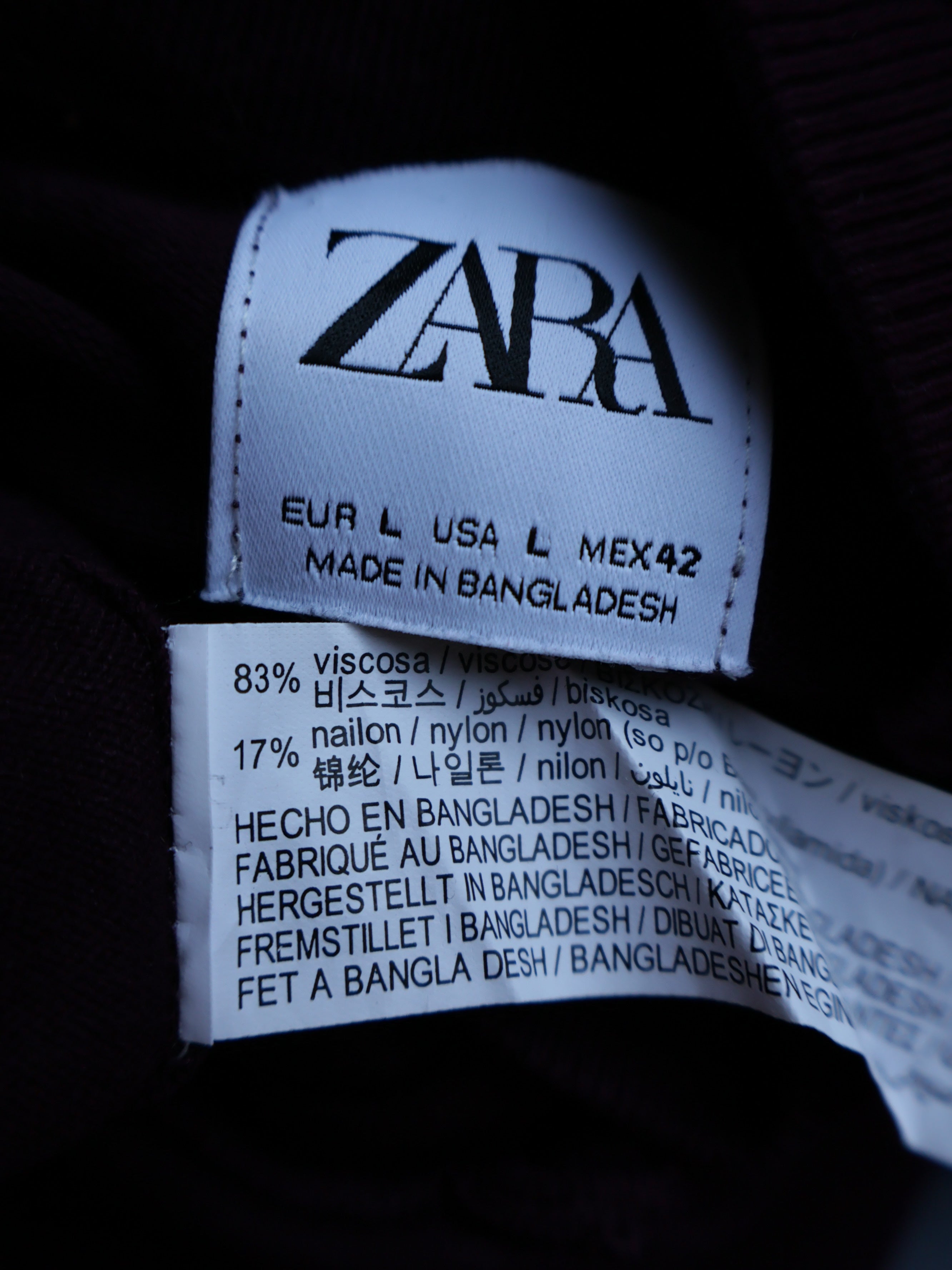 Tricou Zara - marimea L - Femei