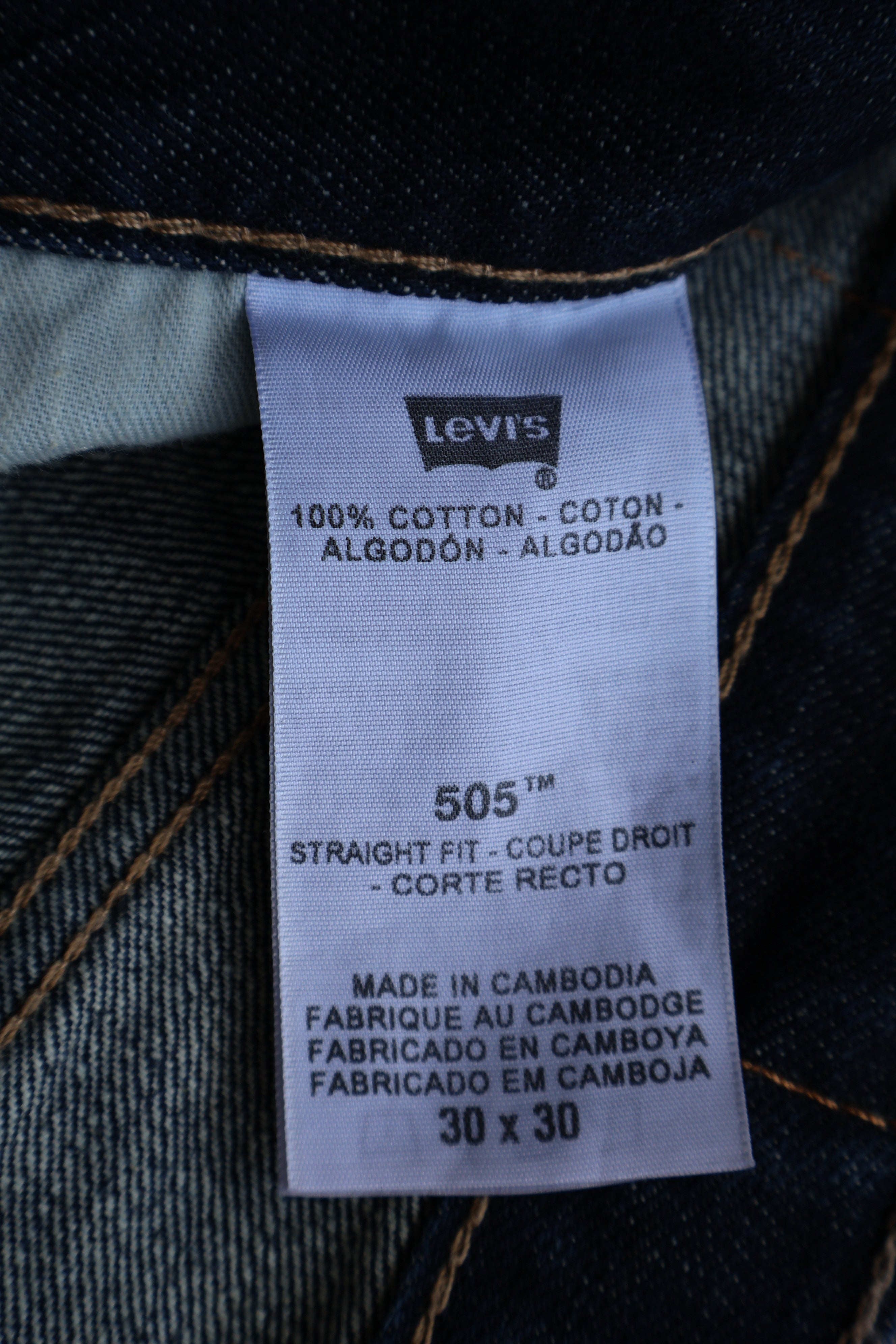 Blugi 505 Levi's 505 - marinea S - Barbati
