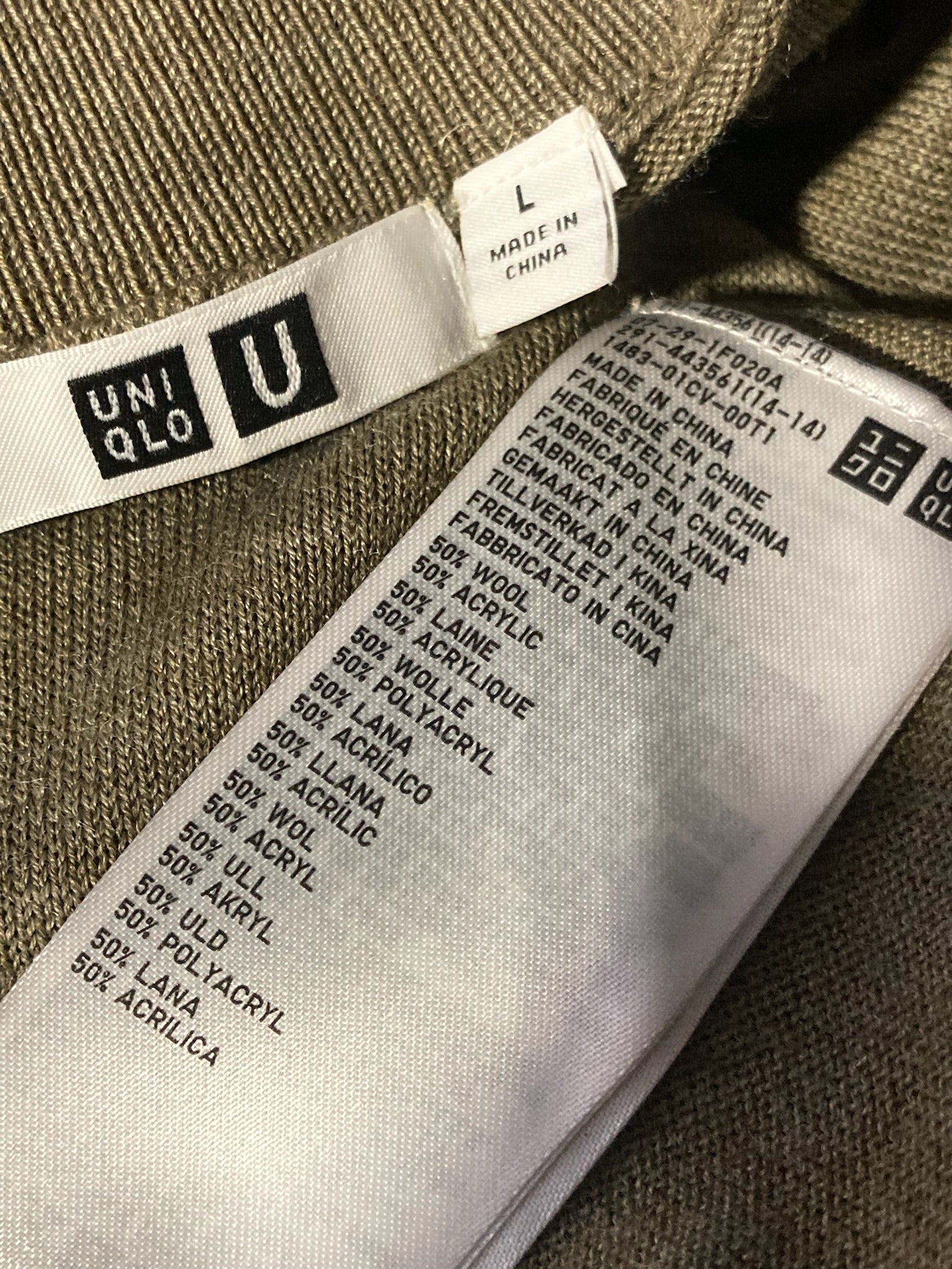 Rochie (50%lana) Uniqlo - marimea L - Femei