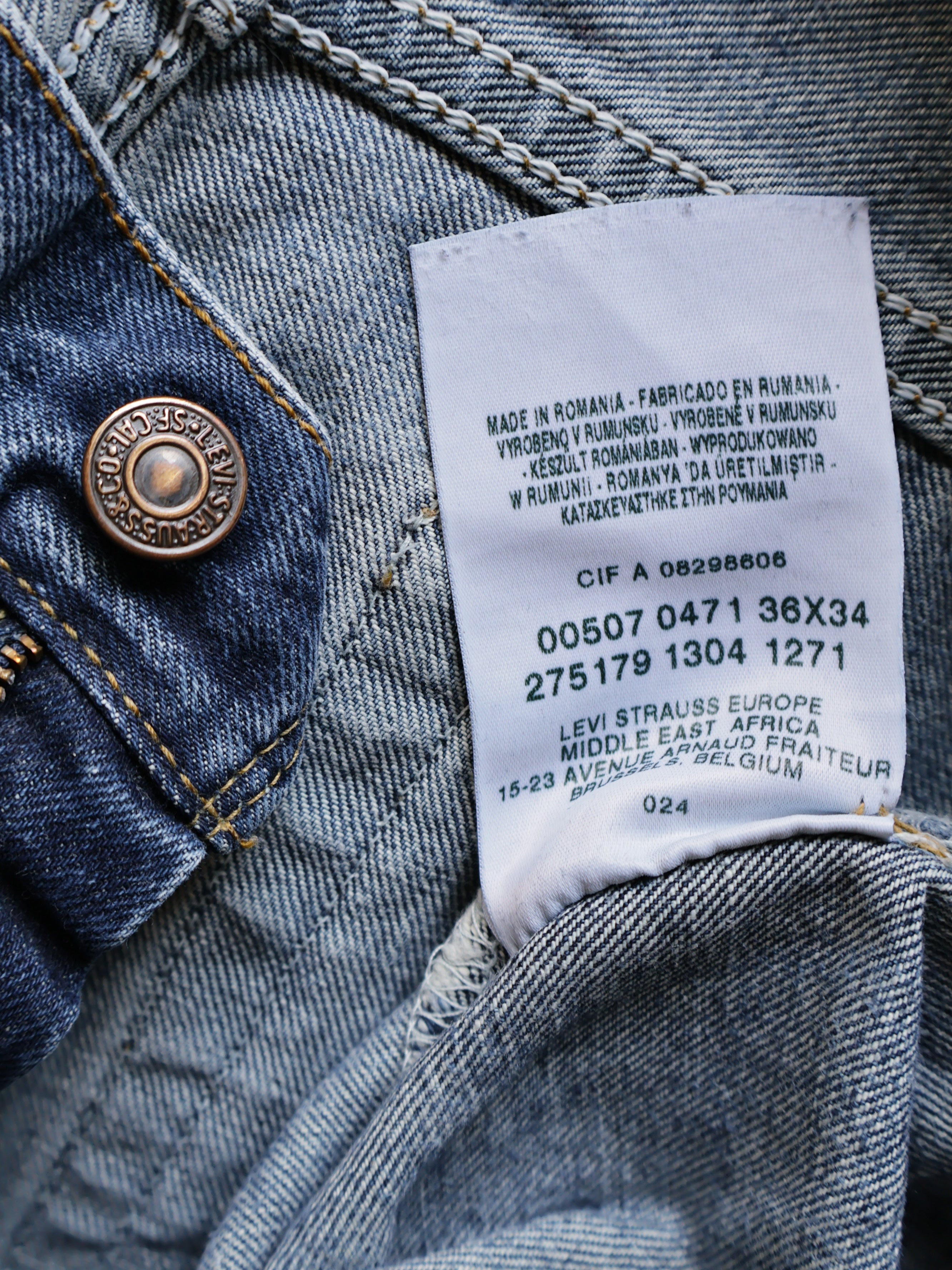 Blugi Levi's 507 - marimea L W36/L34 - Barbati