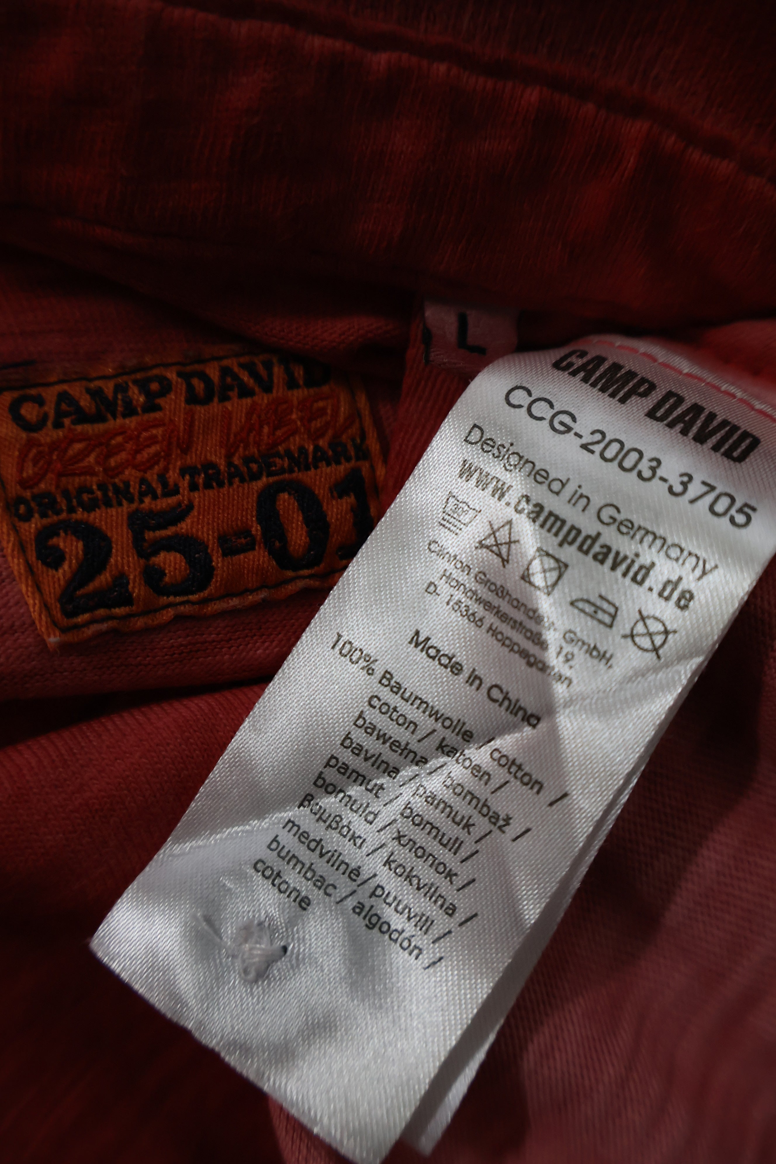 Tricou Camp David - marimea L - Barbati