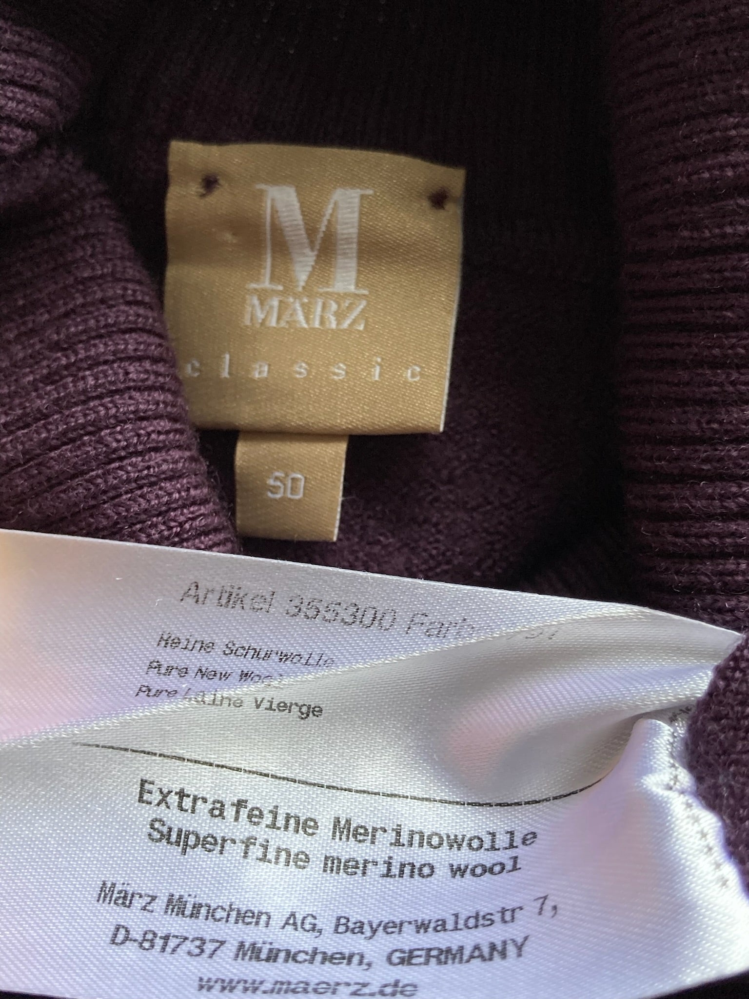 Bluza (100%lana) Marz - marimea L/XL - Femei